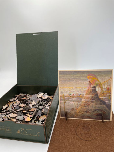 M.K. Ciurlionis Angel Wooden Puzzle 150 Pieces Adult Art Gift