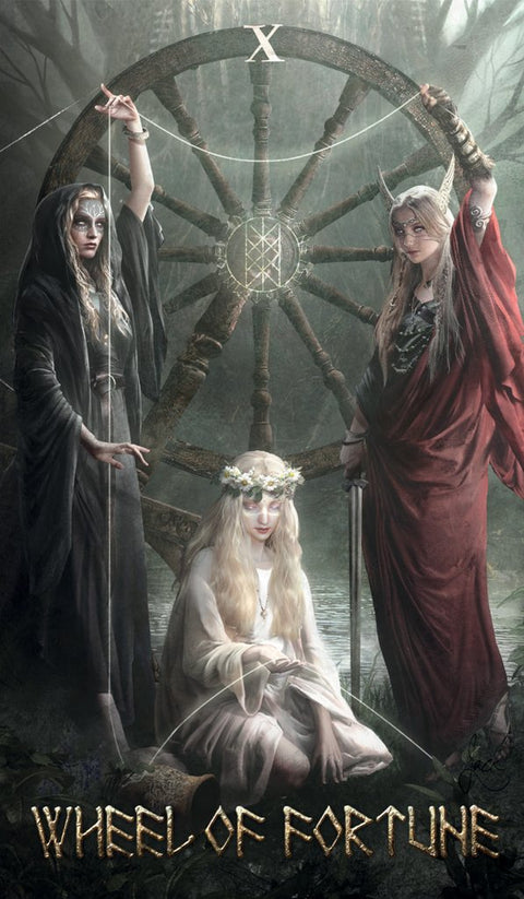 Runic Tarot Deck & Guidebook Set Norse Mythology Lo Scarabeo 78 Cards