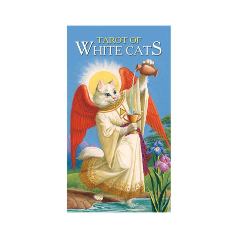 Tarot of White Cats 78 Card Deck by Lo Scarabeo with Guidebook