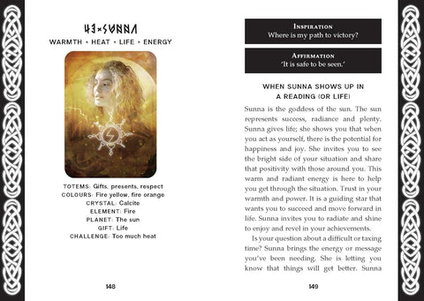 Runic Oracle Cards Viking Runes Divination Deck by Richard Lister Rockpool