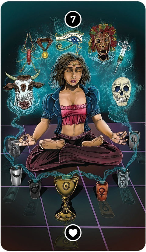Global Fusion Intuitive Tarot Deck & Guidebook by Wayne Rodney US Games