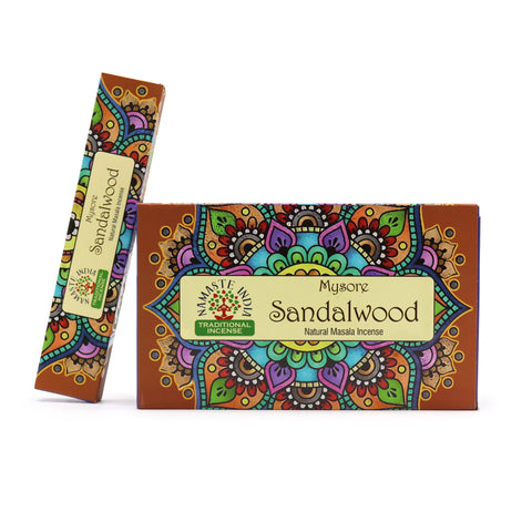 Namaste Mandala Masala Incense - Sandalwood Orkay
