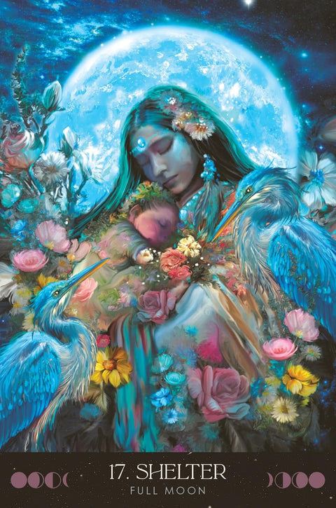 Moon Temple Oracle Card Deck & Guidebook by Blue Angel Publishing