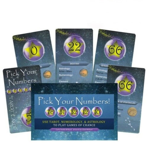 Pick Your Numbers Tarot Cards Numerology Astrology Schiffer Publishing NEW