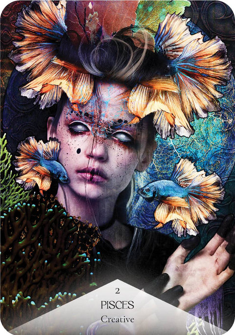 Cosmic Zodiac Oracle Cards 36-Card Deck with Guidebook by Rockpool