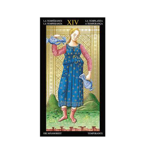 Golden Visconti Grand Trumps Tarot Deck 22 Cards Lo Scarabeo