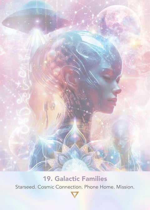 LightWeb Oracle Card Deck 44 Cards with Guidebook by Muse Oracle