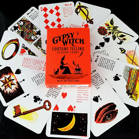 Gypsy Witch Fortune Telling Playing Cards Deck In English US Games Systems Gw10