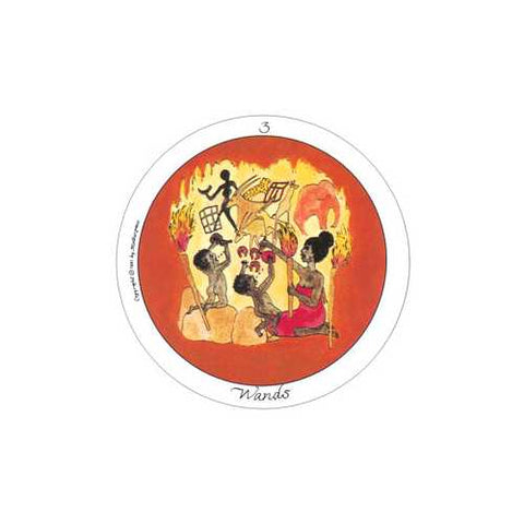 Mini Motherpeace Round Tarot Deck and Guidebook Set by Karen Vogel US Games
