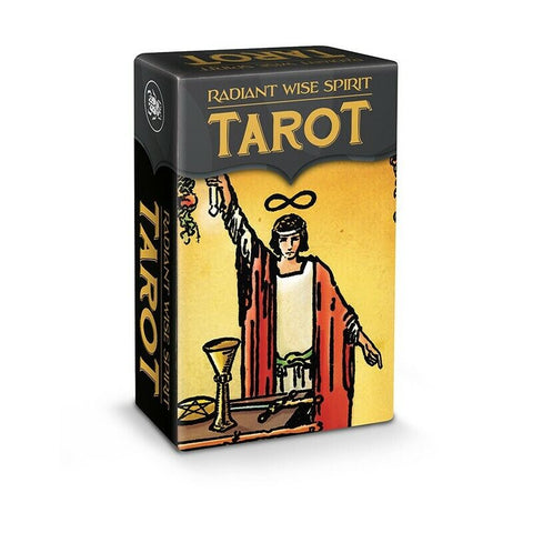 Radiant Wise Mini Tarot Cards Deck Esoteric Fortune Telling Lo Scarabeo NEW
