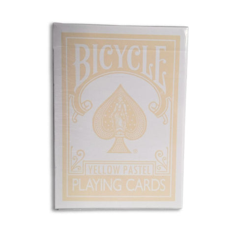 Bicycle Yellow Pastel Cards Deck