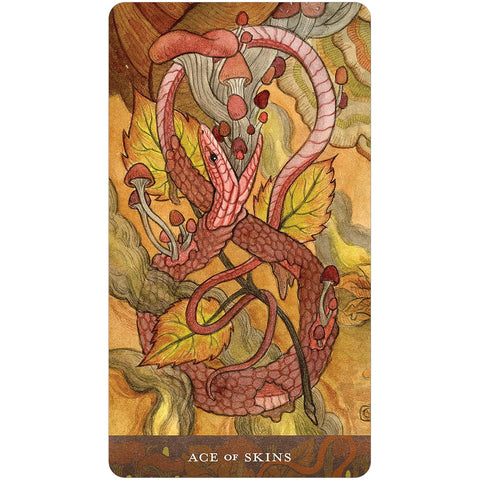 Blood Moon Tarot Deck 78 Cards Linen Finish w/ Guidebook US Games