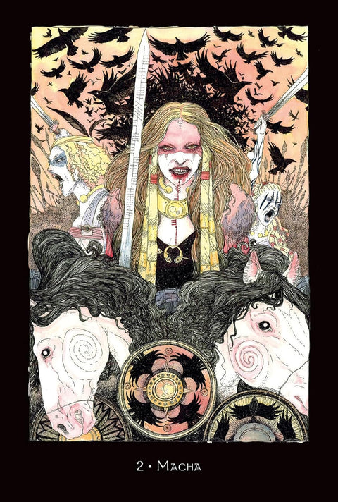 Call of the Morrigan Oracle Deck 45 Cards & Guidebook by Llewellyn