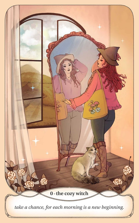 Cozy Witch Tarot Card Deck & Guidebook by Amanda Lovelace Janaina Medeiros