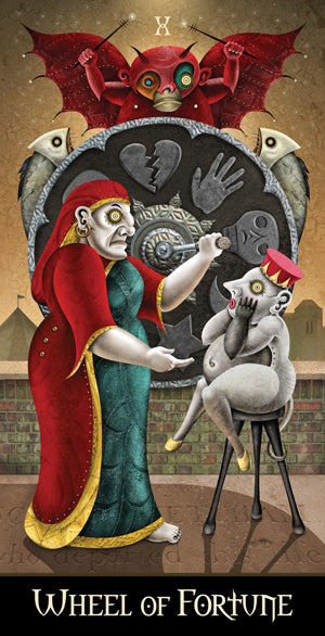 Deviant Moon Borderless Edition Tarot Cards P. Valenza US Games Systems Bdm78