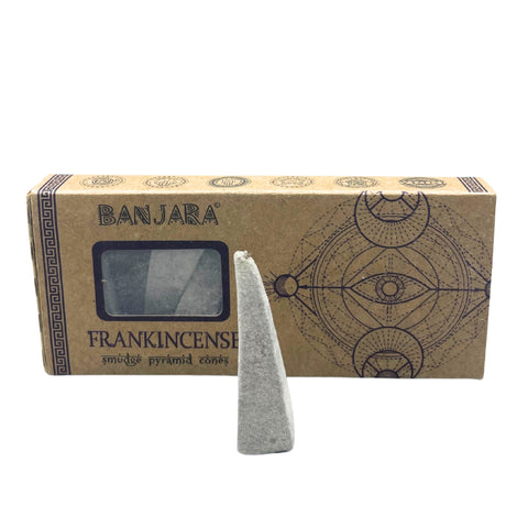 Smudge Pyramid Cones - Frankincense Banjara
