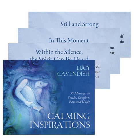 Calming Inspirations Mini Oracle Cards Deck by Lucy Cavendish 55 Cards