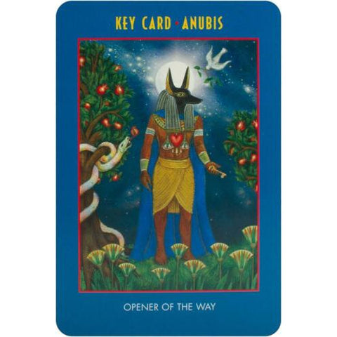 The Anubis Oracle Cards Deck & Guidebook Egyptian Divination Set
