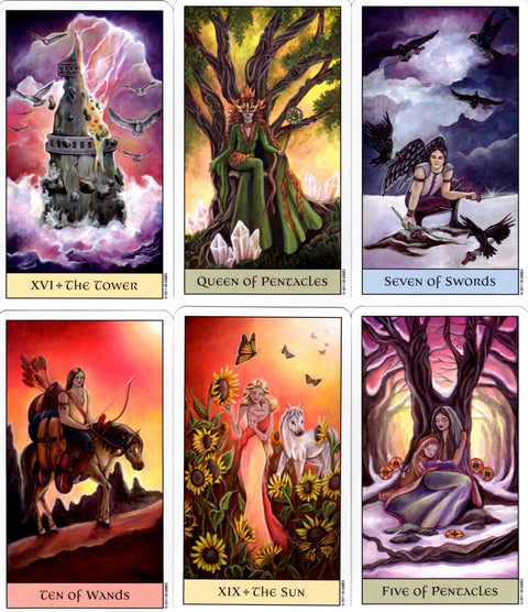 Crystal Visions Tarot Deck by Jennifer Galasso 78 Cards US Games