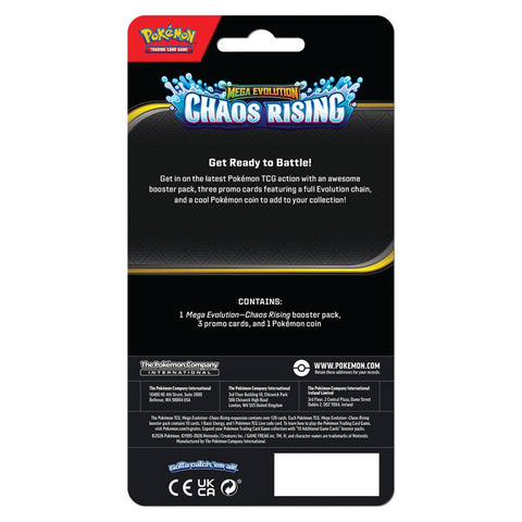 Pokemon TCG Chaos Rising Premium Checklane Blister 1 Pack + Flygon Promos