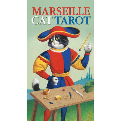 Marseille Cat Tarot Deck 78 Cards by Lo Scarabeo with Guidebook New