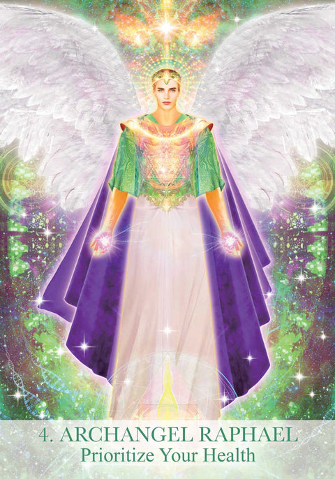 Female Archangels Oracle Cards Deck & Guidebook by Calista Findhorn
