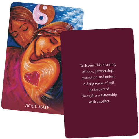 Spirit Oracle 3rd Ed Deck Toni Carmine Salerno Gold Edge Blue Angel