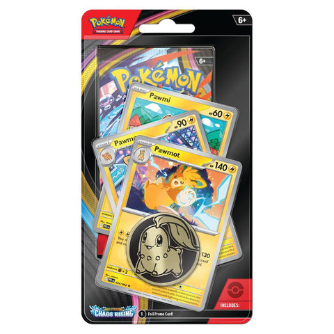Pokémon TCG Mega Evolution Chaos Rising Premium Checklane Blister Pawmi Pawmo Pawmot ENG