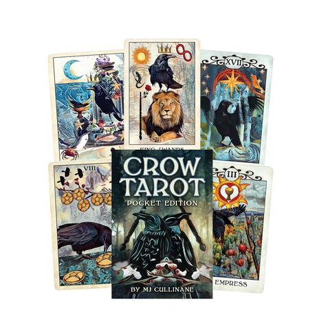 Crow Tarot Pocket Edition Cards Deck Animals Birds Wisdom