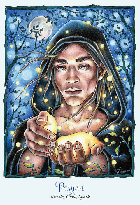 Faery Temple Oracle Card Deck by Suzy Cherub & Christine Karron Blue Angel