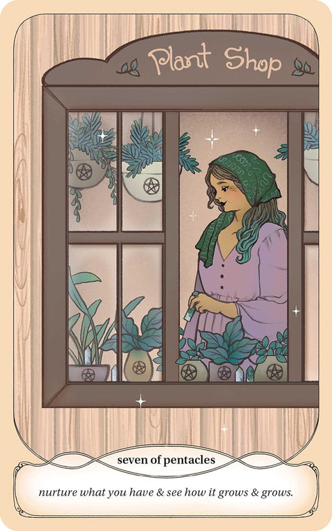 Cozy Witch Tarot Card Deck & Guidebook by Amanda Lovelace Janaina Medeiros