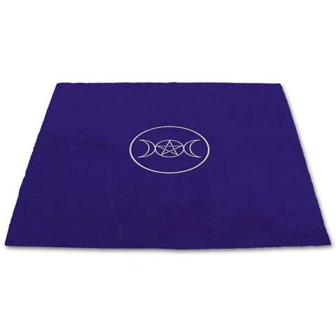 Lo Scarabeo Velvet Tarot Cloth Pagan Circle Green 80x80 cm