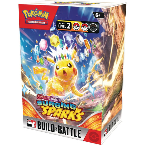Pokémon TCG Scarlet & Violet Surging Sparks Build & Battle Box English