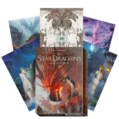 Stardragons Oracle Card Deck by Paolo Barbieri Lo Scarabeo 33 Cards