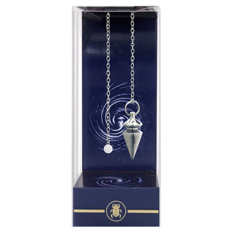 Lo Scarabeo Silver Egyptian Pendulum Divination Dowsing with Bag & Guide
