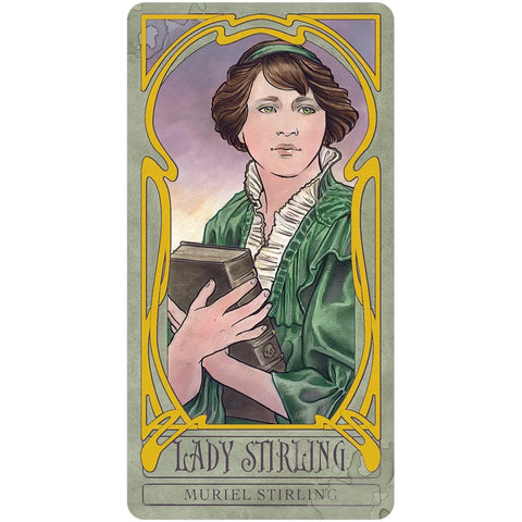 Lady Stirling's Wicked Garden Oracle Deck 32 Cards & Guidebook Gold Foil