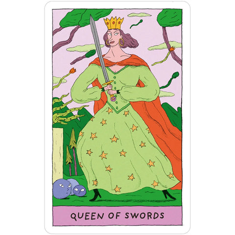 Whimsical Witch Tarot Deck in Tin Comic Style 78 Cards by US Games