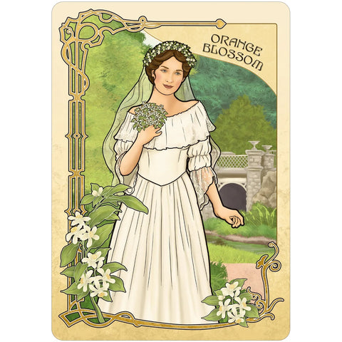 Flower Folklore Oracle Cards Deck & Guidebook 44 Cards by U.S. Games
