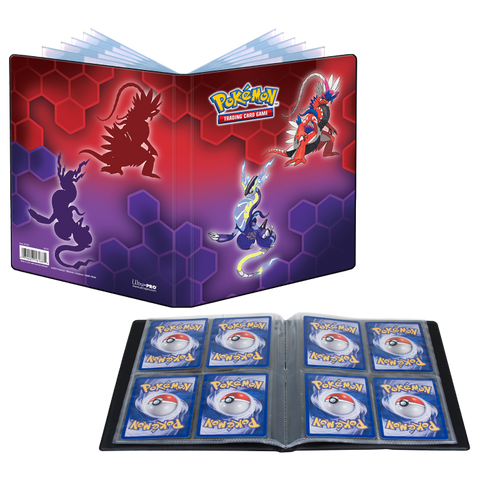Ultra Pro Pokémon 4-Pocket Portfolio – Koraidon & Miraidon Card Binder