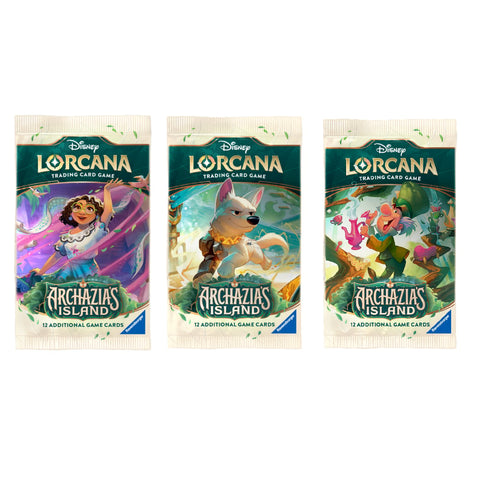 Disney Lorcana Archazia's Island Booster Pack 12 Cards English TCG