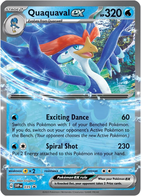 Pokemon TCG Paldea Partners Tin Quaquaval ex + 4 Booster Packs