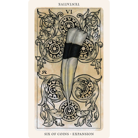 The Medieval Feathers Tarot Cards Deck Alejandro R. Rozan Blue Angel Tmft23