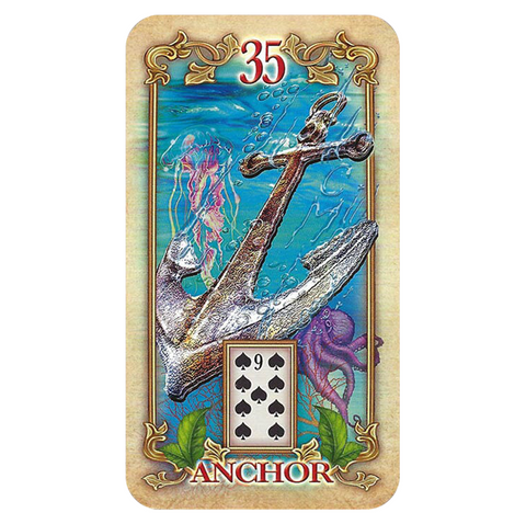 Lustrous Lenormand Oracle Cards Deck Llewellyn By Ciro Marchetti Divination NEW