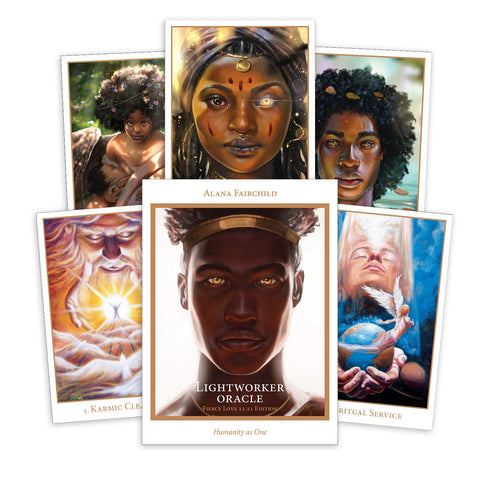 Lightworker Oracle: Fierce Love 11.11 Edition Cards Guidebook Blue Angel