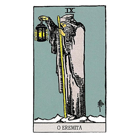 A.E. Waite Tarot Deck 78 Cards Portuguese Edition with Guidebook AGM