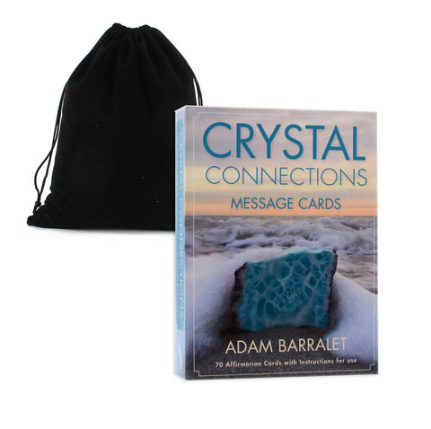 Crystal Connections Oracle Message Cards 70-Card Deck & Bag Animal Dreaming