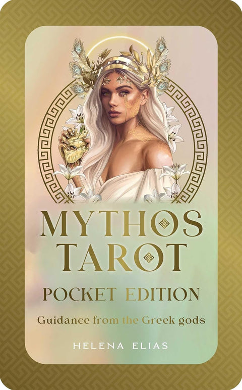 Mythos Tarot Pocket Tin Deck Greek Gods 78 Cards Guidebook Rockpool