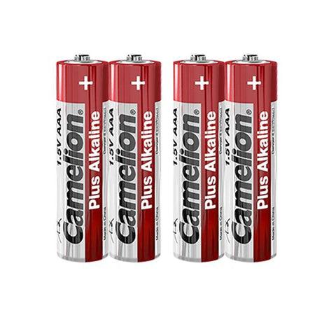 4x Camelion Plus AAA Alkaline Batteries 1.5V LR03 MN2400 E92