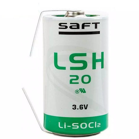 Saft LSH20 3.6V 13000mAh Li-SOCl2 Lithium Battery U Solder Lugs
