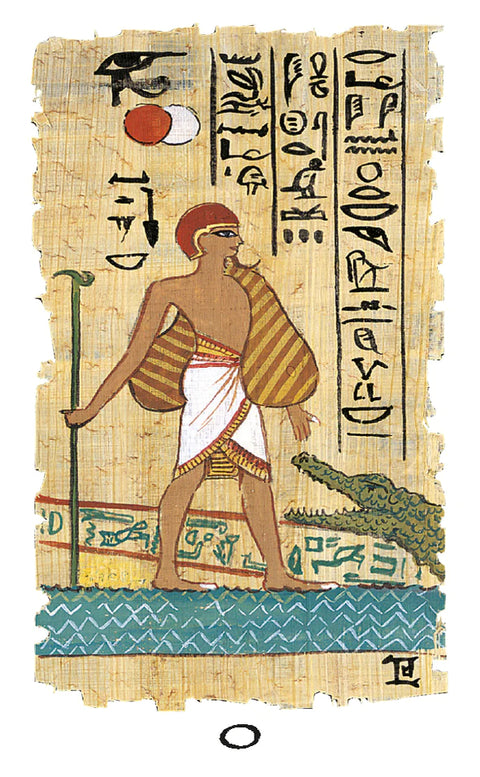 Egyptian Tarot Mini Deck Pocket Size 78 Cards Lo Scarabeo Italy New